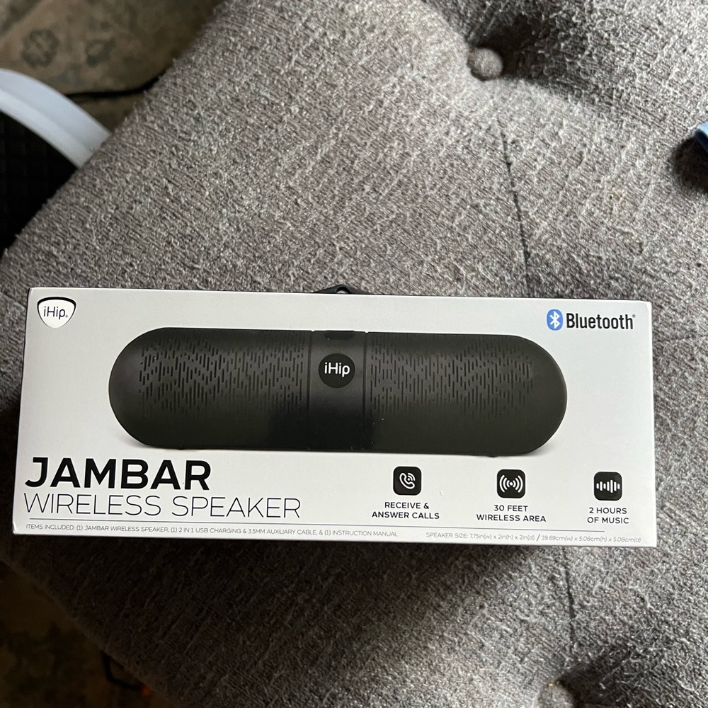 h.i.p. Jambar Wireless Speaker - Black